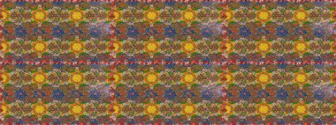 Kusursuz. Moda baskıları için zarif bir şablon. Küçük renkli çiçekler. Küçük çiçekte güzel bir desen. Motley illüstrasyonu. Çiçekli yaz çiçekleri.