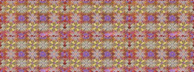 Kusursuz çiçek deseni. Raster illüstrasyonu. Raster illüstrasyonu. Tarafsız renklerde çiçekler. Asya tekstil tarzında.