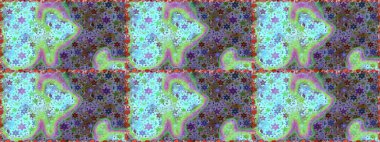 Düz Çiçek Elementleri Tasarımı. Raster kusursuz. Güzel kumaş deseni. Çiçek deseni. Renkli Bahar Teması Kusursuz Arkaplan.