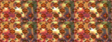 Küçük çiçekteki sevimli çiçek deseni. Raster deseni. Kahverengi renkte yaz çiçekleri. Raster illüstrasyonu.