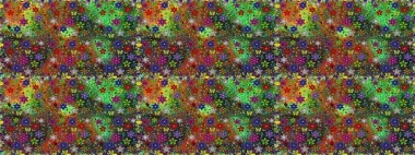 Çiçeksiz desenlerin resmi. Vadinin yeşil renkli çiçekleri.