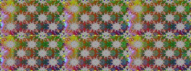 Raster illüstrasyonu. Kahverengi renkli çiçekler. Kusursuz çiçek deseni duvar kağıdı için kullanılabilir.