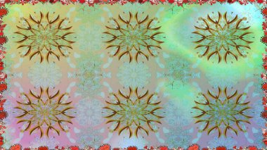 Yumuşak, yaz çiçekli arka plan. Çiçekli karalama şeklinde Raster çiçek deseni. Tarafsız renklerde çiçekler.