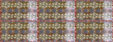 Küçük çiçekte güzel bir çiçek deseni var. Raster deseni. Çiçekli, suluboya desenli kusursuz çiçek deseni.