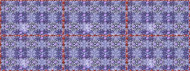 Mor renkli çiçekler. Çiçekle kusursuz desen. Düz Çiçek Elementleri Tasarımı. Renkli Bahar Teması Kusursuz Arkaplan.