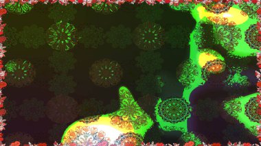 Güzel kumaş deseni. Güzel karalamalı çiçek desenli çizim. Küçük çiçekteki sevimli çiçek deseni. Raster illüstrasyonu.