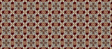 Duvar kâğıdı barok, İspanyol kumaşı. Şık bir grafik desen. Kahverengi, bej ve gri renklerde altın elementler. Kusursuz raster arka plan. Çiçek deseni.