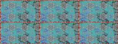 Çiçekli bahar çiçekleri. Küçük çiçekte güzel bir desen. Motley illüstrasyonu. Küçük renkli çiçekler. Moda baskıları için zarif bir şablon.