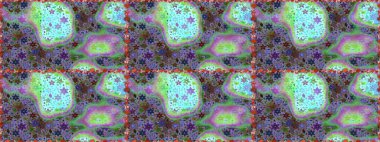 Tarafsız renklerde çiçekler. Çiçek süsü ile kusursuz desen. Raster illüstrasyonu.