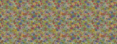 Yeşil renkli çiçekler. Bahar mevsimi. Nazik romantik baskı. Raster dikişsiz şirin çiçek deseni. Tatil havası..