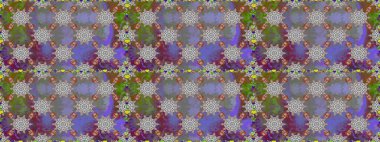 Güzel, pürüzsüz bir desen. Güzel kumaş deseni. Düz Çiçek Elementleri Tasarımı. Raster çiçekli arka plan. Renkli Yaz Temalı Kusursuz Arkaplan. Yazdır.