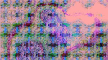 Çiçek desenli raster, nötr çizgi grafik desenli soyut raster arkaplan. Modern stil dokusu.