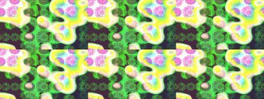 Sabıka fotoğraflarında, bebek kıyafetlerinde, duvar kâğıtlarında, paket kutularında falan kullanılabilir. Zarif, parlak ve eskiz yeşil çiçek deseni tasarımı.