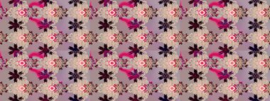 Küçük çiçekteki sevimli çiçek deseni. Raster illüstrasyonu. Tony 'nin kumaş kalıbını çiz. Modaya uygun kumaş deseni.