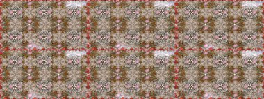 Kusursuz Tony kumaş deseni. Küçük çiçekteki sevimli çiçek deseni. Raster illüstrasyonu. Modaya uygun kumaş deseni.