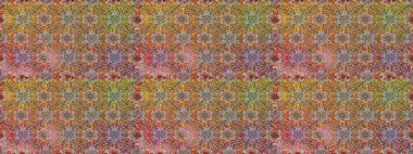 Raster illüstrasyonu. Tekstil ya da kitap kapakları, imalat, duvar kağıtları, baskı, hediye paketi ve yapıştırma kitabı için çiçeksiz arka plan. Küçük ölçekli çiçeklerdeki basit sevimli desen.