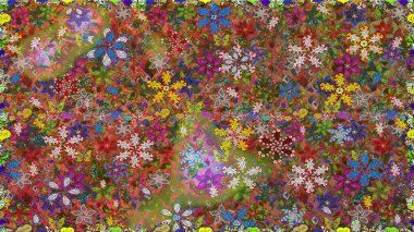 Raster güzel kumaş deseni. Soyut zerafet çiçek arka plan ile seamless modeli.