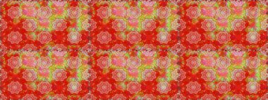 Sorun -suz. Raster illüstrasyon. Küçük çiçek sevimli Çiçek desen.