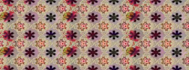 Zentangle soyut çiçekleri. Karalama çiçeği. Raster illüstrasyonu. Güzel kumaş deseni. Renkli Bahar Teması eskiz kalıbı. Düz Çiçek Elementleri Tasarımı.