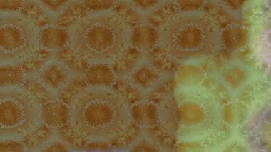 Renkli unsurlarla hareketli arka plan görüntüleri. Çiçekler. Eski model. Bayrak tarzı. Video kaydı. Şablon. Döngü. Kusursuz..