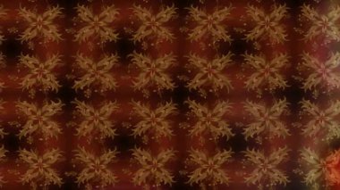 Renkli unsurlarla hareketli arka plan görüntüleri. Çiçekler. Eski model. Bayrak tarzı. Video kaydı. Şablon. Döngü. Kusursuz..