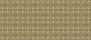 Paisleys zarif çiçek desenli arkaplan duvar kâğıdı çizimi klasik stil, güzel 3D çizgili sanat eseri altın bej, kahverengi ve nötr desenli çiçekler bir süs bırakır