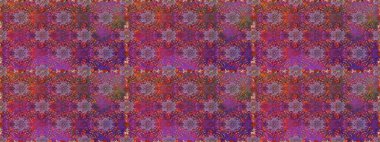 Nazik romantik baskı. Bahar mevsimi. Tatil havası. Mor renkli çiçekler. Raster dikişsiz sevimli çiçek deseni.