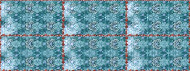 Nazik, narin çiçek arkaplanı. Çiçekli karalama şeklinde Raster çiçek deseni. Mavi renkte çiçekler.