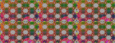 Renkli Bahar Temalı Kusursuz Arkaplan. Güzel kumaş deseni. Düz Çiçek Elementleri Tasarımı. Raster illüstrasyonunda kusursuz çiçek deseni.