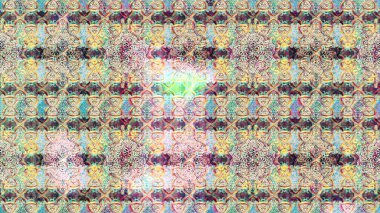 Tekstil için suluboya eskiz deseni. El çizimi çiçek çizimi deseni (fayans). Şirin çiçekli, desenli, nötr renklerde renkli çizim deseni.