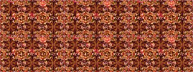 Kusursuz altın desenli bukleler. Altın elementli kahverengi renkler. Doğu tarzı arabesk. Raster illüstrasyonu. Raster altın desen.