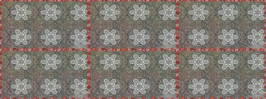 Kusursuz etnik tasarım. Yatak çarşafları, ceket, paket tasarımı, kumaş ve moda kavramları için tekstil baskısı. Çiçekleri, deniz kabukları, mandalaları ve suluboya efektleri olan deniz altyapısı.