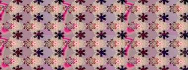 Tarafsız renklerde çiçekler. Renkli Yaz Temalı eskiz kalıbı. Raster illüstrasyonundaki çiçek desenli çizim. Düz Çiçek Elementleri Tasarımı.