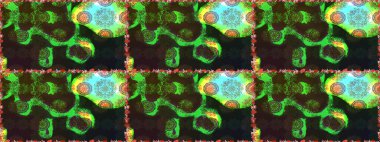 Çiçeksel elementlerle süslenmiş zarif raster dokusu. Gri renkler ve parlak çiçekler üzerine soyut çizim deseni. Küçük çiçekte şirin bir çiçek deseni var..