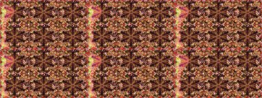 Şam, tasarım için kusursuz desen. Kahverengi renklerde, altın elementlerle pürüzsüz desen.