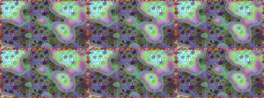 Tarafsız renklerde. Çiçek duvar kağıdı. Raster illüstrasyonu. Kusursuz desen. Renkli süs kenarı. Hint süsü..