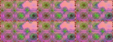 Pembe renkli çiçeklerle kusursuz çiçek deseni. Suluboya tarzında pembe renkte çiçekler.