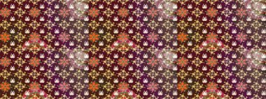 Güzel kumaş deseni. Küçük bir çiçekte eskiz deseni. Raster illüstrasyonu. Güzel çiçek arkaplanı..