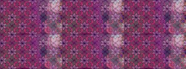 Raster düz çiçek çizim deseni. Mor renkli çiçekler. Tasarım hediye paketi, tebrik kartları, posterler ve afiş tasarımı.