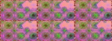 Pembe renkli çiçeklerle kusursuz çiçek deseni. Suluboya tarzında pembe renkte çiçekler.