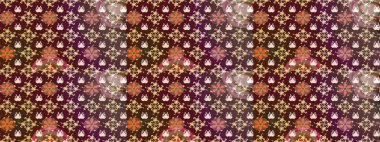 Güzel kumaş deseni. Küçük bir çiçekte eskiz deseni. Raster illüstrasyonu. Güzel çiçek arkaplanı..