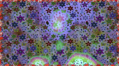 Mor renkli çiçekler. Yumuşak, yaz çiçekli arka plan. Raster çiçek desenli ve çiçekli..