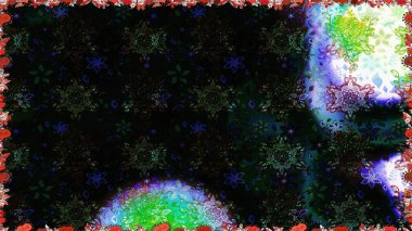 Tekrar eden çiçek arkaplanı, zarif siyah çiçek duvar kağıdı. Siyah renklerde çiçek desenleri, el yapımı papatyalar, papatyalar..