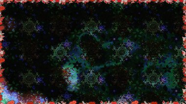 Bahar çiçekli, dikişsiz, sevimli çiçek deseni. Raster illüstrasyonu. Güzel kumaş deseni.