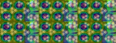 Eskiz arkaplan modeli. Raster hisseleri. Çiçekler yeşile. Suluboya, elle çizilmiş.