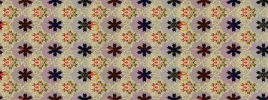 Etnik Mandala süsü. Kızılderili desenli desenli desenli şal deseni. Raster Henna dövme stili. Tekstil, tebrik kartı, boyama kitabı, telefon kılıfı baskısı için kullanılabilir.