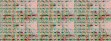 Tarafsız renklerde bahar çiçekleri. Çiçek ve yapraklı karalama şeklinde Raster çiçek deseni. Raster illüstrasyonu.