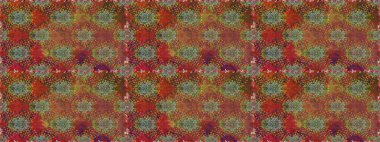 Raster illüstrasyonu. Kahverengi renkli şirin tekstil. Renkli, pürüzsüz desen. Çiçek arkaplan. Çiçek duvar kağıdı.