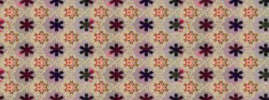 Raster Yumuşak kumaş deseni. Raster çiçek izi. Klasik taslak çizimi. Çiçekli bej çizim deseni.