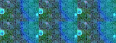 Düz Çiçek Elementleri Tasarımı. Mavi renkli, zarif çiçek buketli suluboya. Raster illüstrasyonu. Renkli Bahar Teması çizim şablonu.